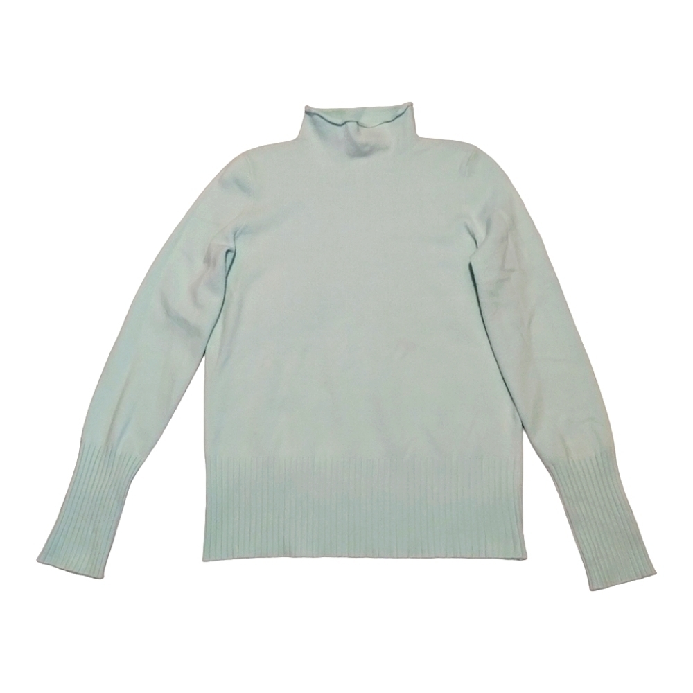 French Connection Sweater Mock Neck Knit Pullover Ribbed Hem